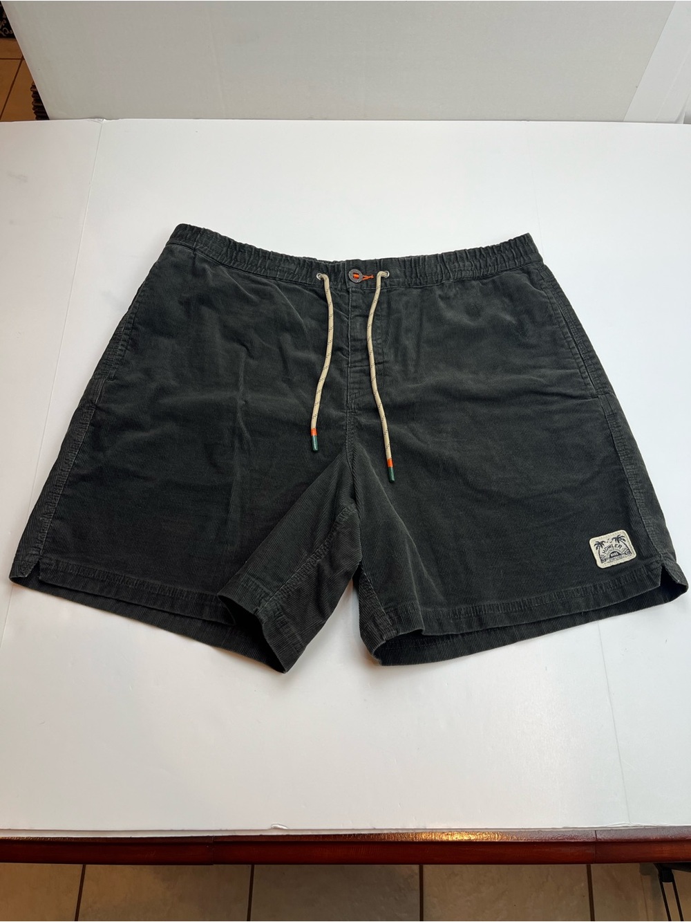 Howler Bros Men's Pressure Drop Cord Shorts Antique Black Size 40 7" Corduroy